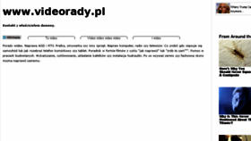 What Videorady.pl website looked like in 2017 (6 years ago)
