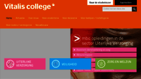 What Vitaliscollege.nl website looked like in 2017 (6 years ago)