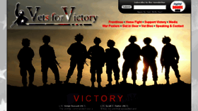 What Vets4victory.com website looked like in 2017 (6 years ago)