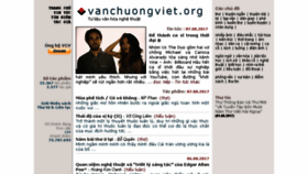 What Vanchuongviet.org website looked like in 2017 (6 years ago)