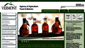 What Vermontagriculture.com website looked like in 2017 (6 years ago)