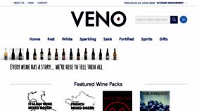 What Veno.com.au website looked like in 2017 (6 years ago)