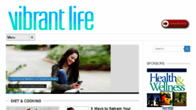 What Vibrantlife.com website looked like in 2017 (6 years ago)