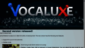 What Vocaluxe.org website looked like in 2017 (6 years ago)