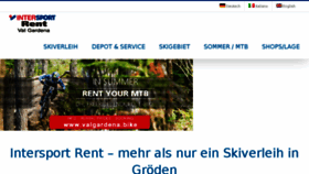 What Val-gardena.ski website looked like in 2017 (6 years ago)