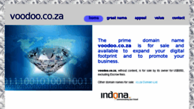 What Voodoo.co.za website looked like in 2017 (6 years ago)