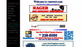 What Vanwert.com website looked like in 2017 (6 years ago)