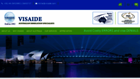 What Visaide.com website looked like in 2017 (6 years ago)
