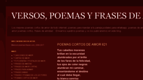 What Versos-poemas-frases.com website looked like in 2017 (6 years ago)