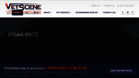 What Vetsceneproactive.com website looked like in 2017 (6 years ago)