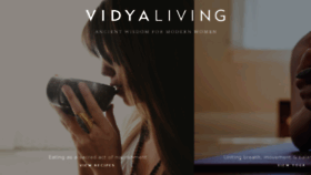What Vidyaliving.com website looked like in 2017 (6 years ago)