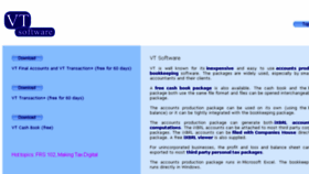 What Vtsoftware.co.uk website looked like in 2017 (6 years ago)