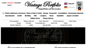 What Vintage-portfolio.com website looked like in 2017 (6 years ago)