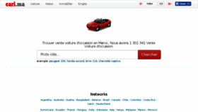 What Voiture.cari.ma website looked like in 2017 (6 years ago)