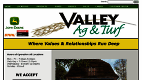 What Valleyagturf.com website looked like in 2017 (6 years ago)