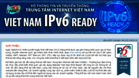 What Vietnamipv6ready.vn website looked like in 2017 (6 years ago)