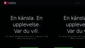 What Viaplay.tv website looked like in 2017 (8 years ago)