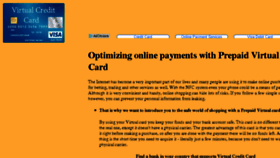 What Vccard.info website looked like in 2017 (6 years ago)