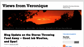 What Veroniquepalmer.com website looked like in 2017 (6 years ago)