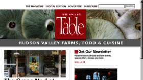 What Valleytable.com website looked like in 2017 (7 years ago)
