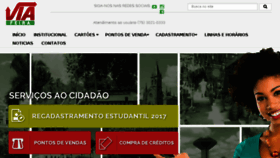 What Viafeira.com.br website looked like in 2017 (9 years ago)