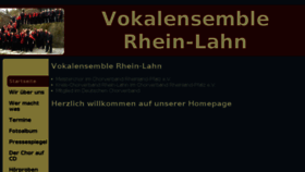 What Vokalensemble-rhein-lahn.de website looked like in 2017 (6 years ago)