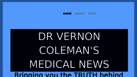 What Vernoncoleman.co.uk website looked like in 2017 (6 years ago)