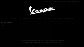 What Vespa.com.tr website looked like in 2017 (6 years ago)
