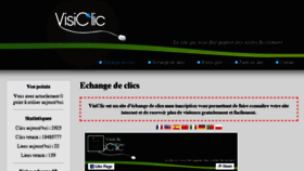 What Visiclic.fr website looked like in 2017 (6 years ago)