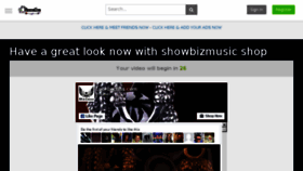 What Videos.showbizmusic.com website looked like in 2017 (6 years ago)