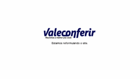 What Valeconferir.com.br website looked like in 2017 (6 years ago)