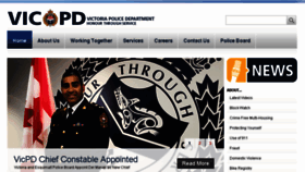 What Vicpd.ca website looked like in 2017 (6 years ago)