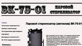 What Vk-75.ru website looked like in 2017 (6 years ago)