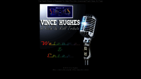 What Vincehughes.com website looked like in 2017 (6 years ago)