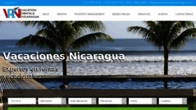 What Vacacionesnicaragua.com website looked like in 2017 (6 years ago)