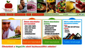 What Vegalife.hu website looked like in 2017 (7 years ago)