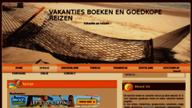 What Vakantiesboeken.org website looked like in 2017 (6 years ago)