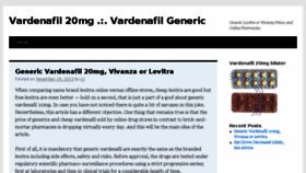 What Vardenafil20mg.com website looked like in 2017 (6 years ago)