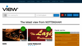 What Viewnottingham.co.uk website looked like in 2017 (6 years ago)