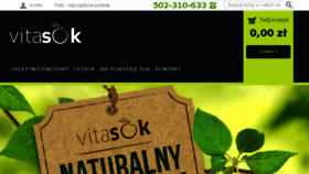 What Vitasok.pl website looked like in 2017 (8 years ago)