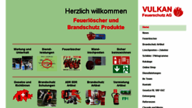 What Vulkan-feuerschutz.ch website looked like in 2017 (6 years ago)