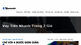What Vaytiennhanh2h.com website looked like in 2017 (6 years ago)