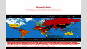 What Vietnamevolutionblog.wordpress.com website looked like in 2017 (6 years ago)