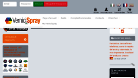 What Vernicispray.fr website looked like in 2017 (6 years ago)