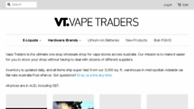 What Vapetraders.com.au website looked like in 2017 (6 years ago)