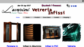 What Vetrerialavorini.it website looked like in 2017 (6 years ago)