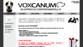 What Voxcanum.ch website looked like in 2017 (6 years ago)