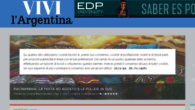 What Vivilargentina.com website looked like in 2017 (6 years ago)