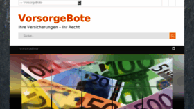 What Vorsorgebote.de website looked like in 2017 (6 years ago)