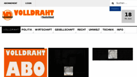 What Volldraht.de website looked like in 2017 (6 years ago)